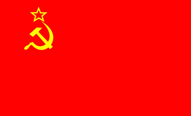 Советский флаг красный